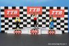 Racetrack winners podium