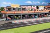 Racetrack pit lane home built